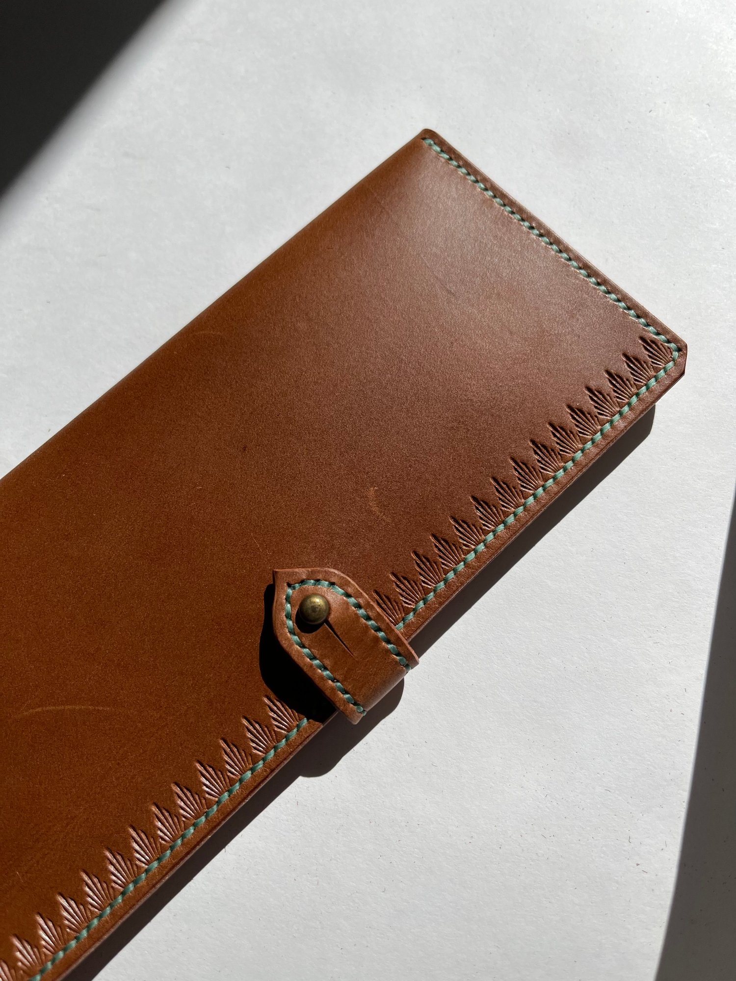 Image of Teak Italian Long Wallet 