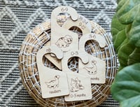 Image 1 of Dinosaur Wooden Baby Closet Divider Set