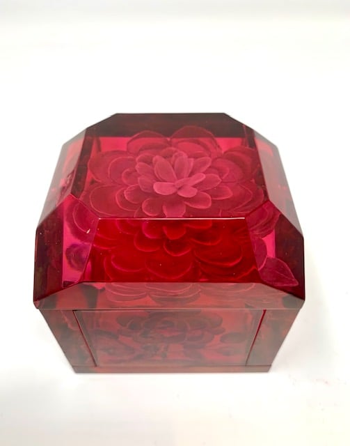 Image of Jumbo Mini Lucite Boxes (Borscht, Hot Pink)