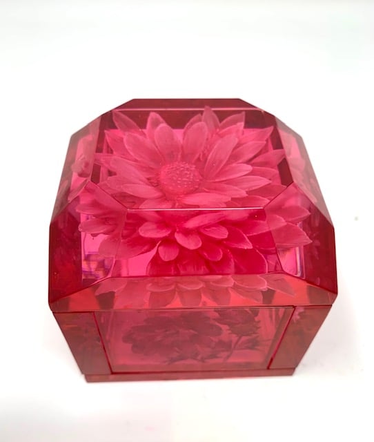 Image of Jumbo Mini Lucite Boxes (Borscht or Hot Pink)