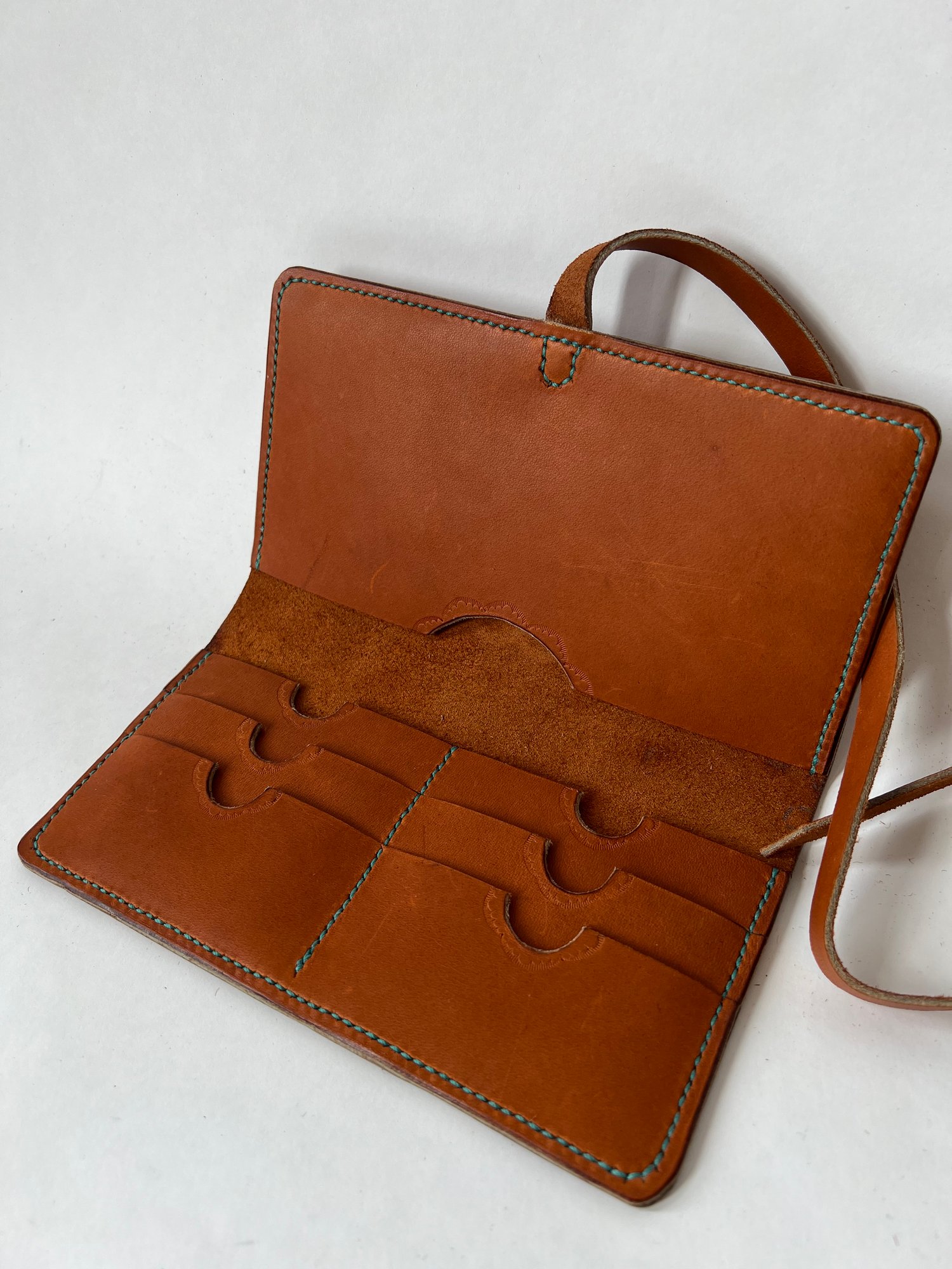 Image of Copper Legacy Stamped Wrap Clutch