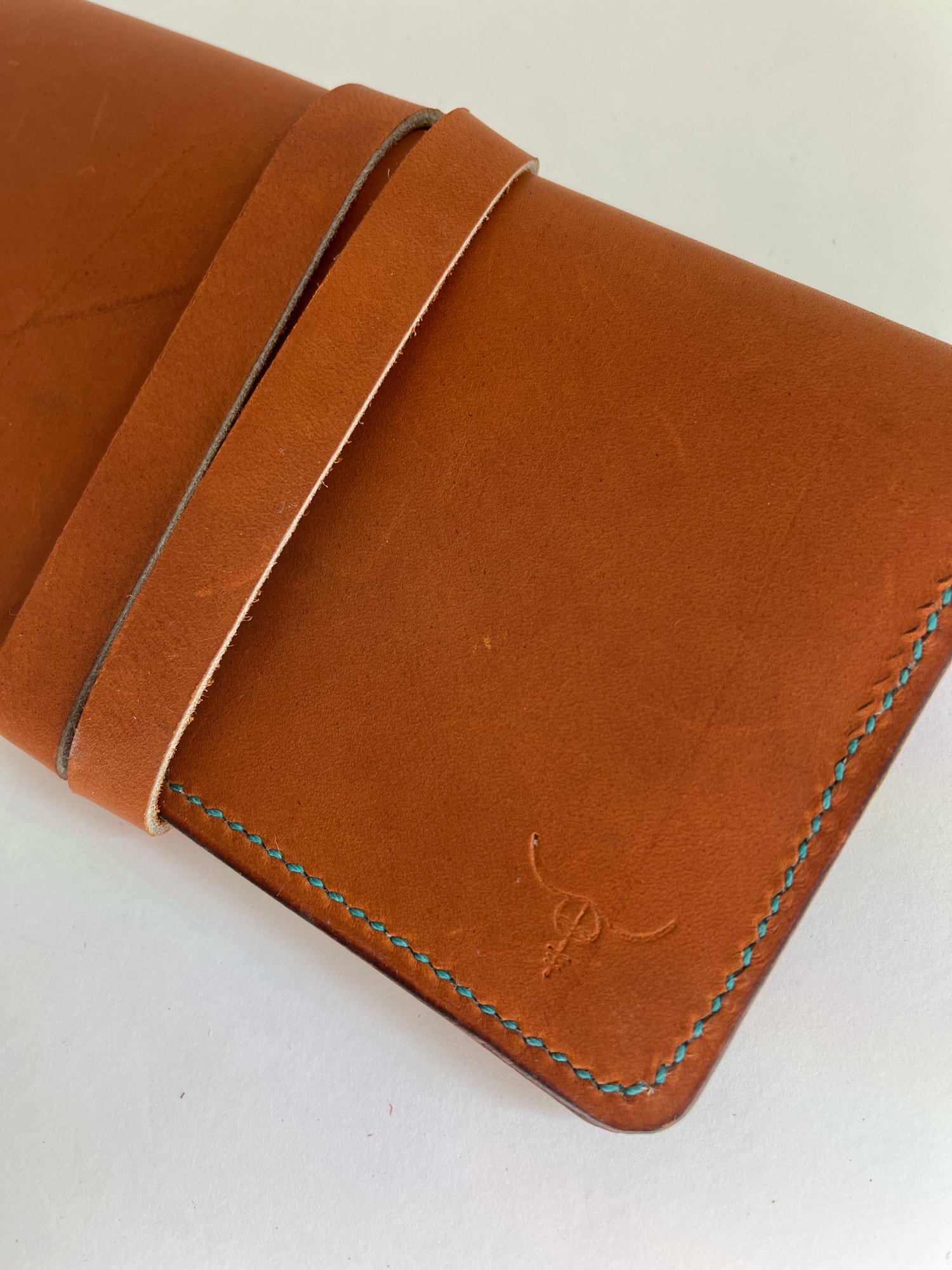 Image of Copper Legacy Stamped Wrap Clutch