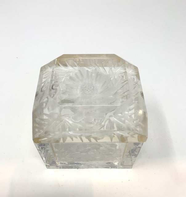 Image of Jumbo Mini Lucite Box in Clear