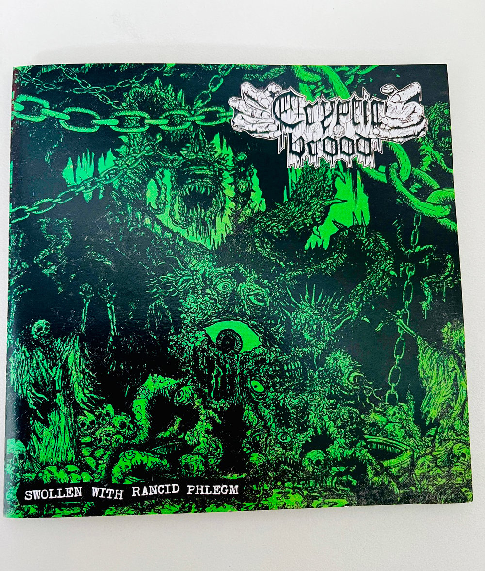 CRYPTIC BROOD / NIGHT HAG - Swollen With Rancid Phlegm Split CD