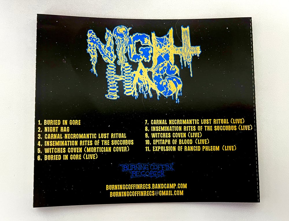 NIGHT HAG - Insemination Rites of the Succubus CD