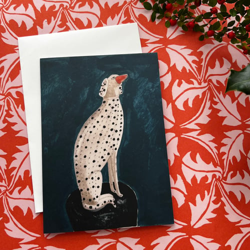 Image of Staffordshire Dog Greetings Card