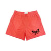 "STATEMENT" CORAL MESH SHORTS