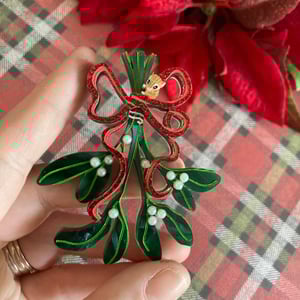 Image of Moustletoe Brooch 2022