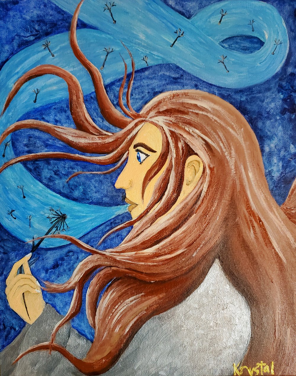 Image of Blowin in the Wind Painting 