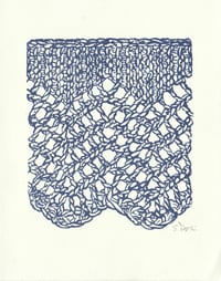 How to Knit by Stacie Dolin - Linoprint