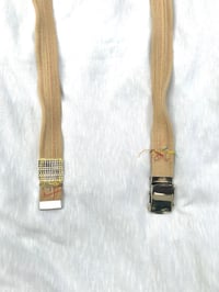 Image of wrapped right belt in tan 