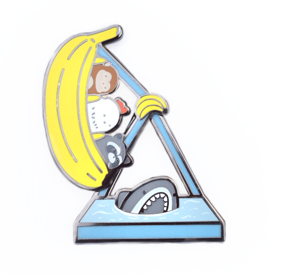 Banana Boat Spinning Pin