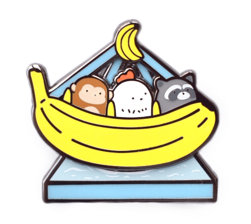 Banana Boat Spinning Pin