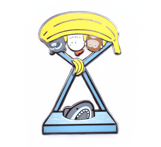 Banana Boat Spinning Pin