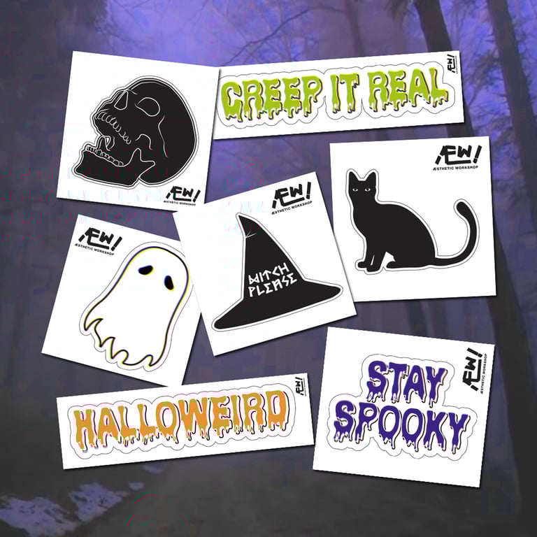 ARTCHIVES: Spooky Stickers or Sticker Pack