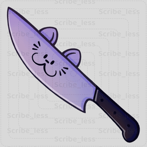 Image of Knife Cats | Stickers