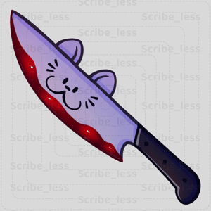 Image of Knife Cats | Stickers