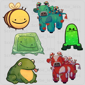 Image of Minecraft Mobs | Stickers