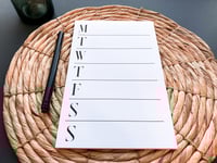 Image 5 of Weekly Planner Notepad
