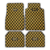 Yellow Checker Floor Mats