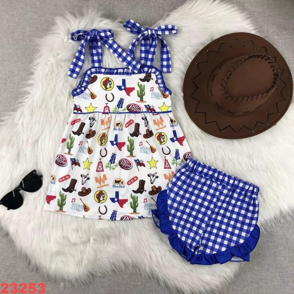 Image of 2pc Texas girl set 