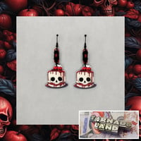 Death by Cherry Cheesecake Earrings