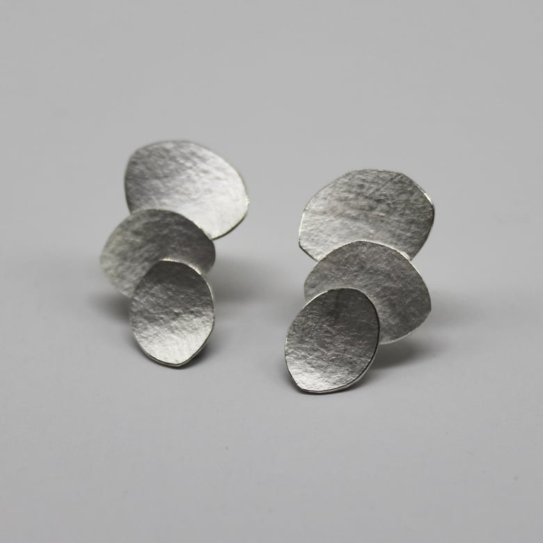 Image of petal 3 layer earrings