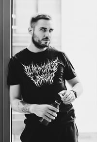 Image 3 of UNISEX .B.C.W. ACTIVE WEAR T-SHIRT - BLACK CROSS WORSHIP PRINT