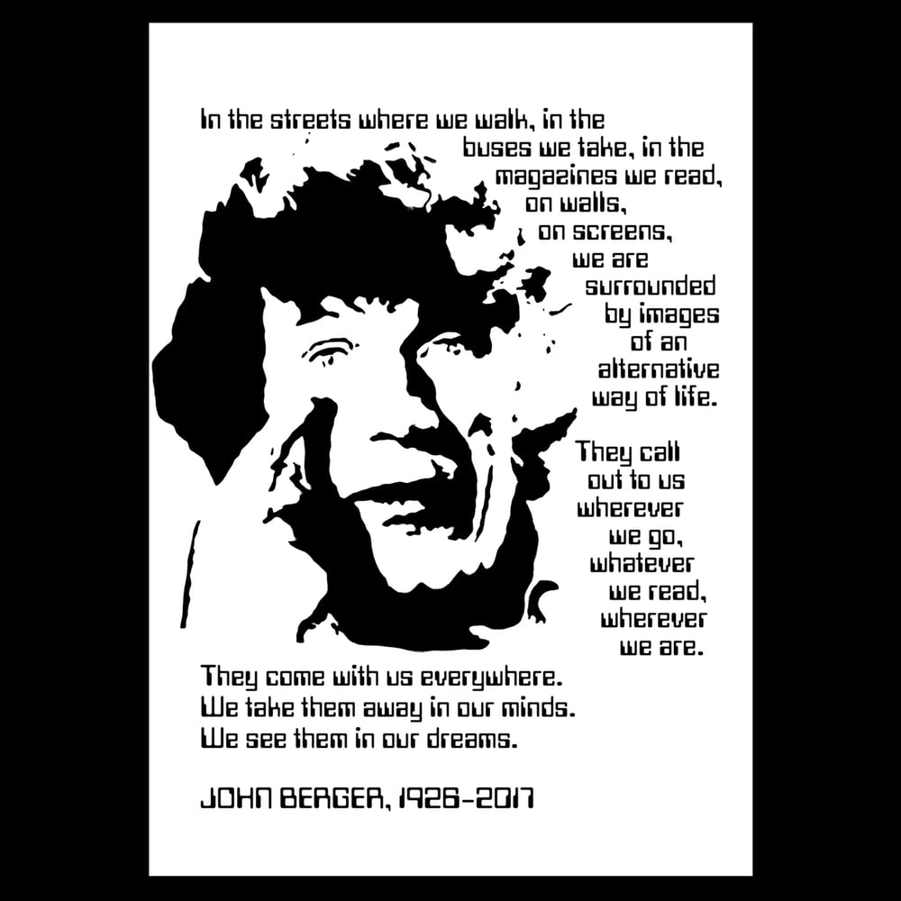 John Berger by Protest Stencil
