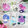 Botanical Dragons - Matte Vinyl Stickers - Volume 1