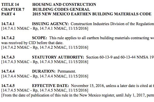 Image of NM Adobe Building Permit Process 2025 (Online)