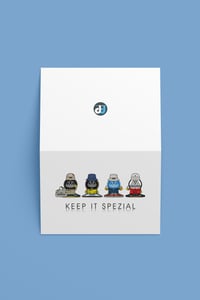 Image 1 of Keep It Spezial A5 Birthday Card Design.