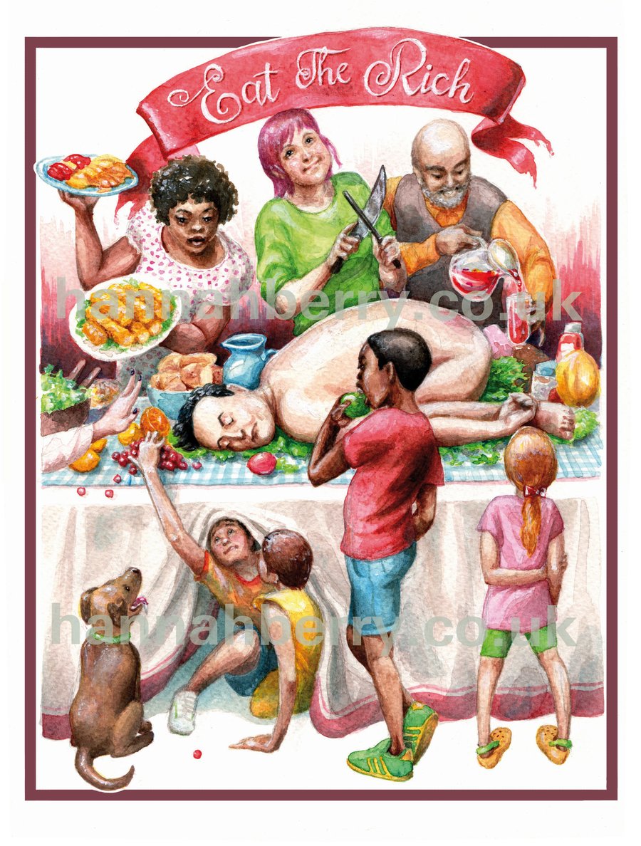 Image of EAT THE RICH - Limited Giclée Print