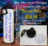 30  oz  Stainless Steel  Sports Thermos