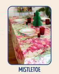 Image 3 of MISTLETOE TABLE CLOTH
