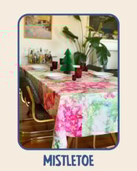 Image 2 of MISTLETOE TABLE CLOTH