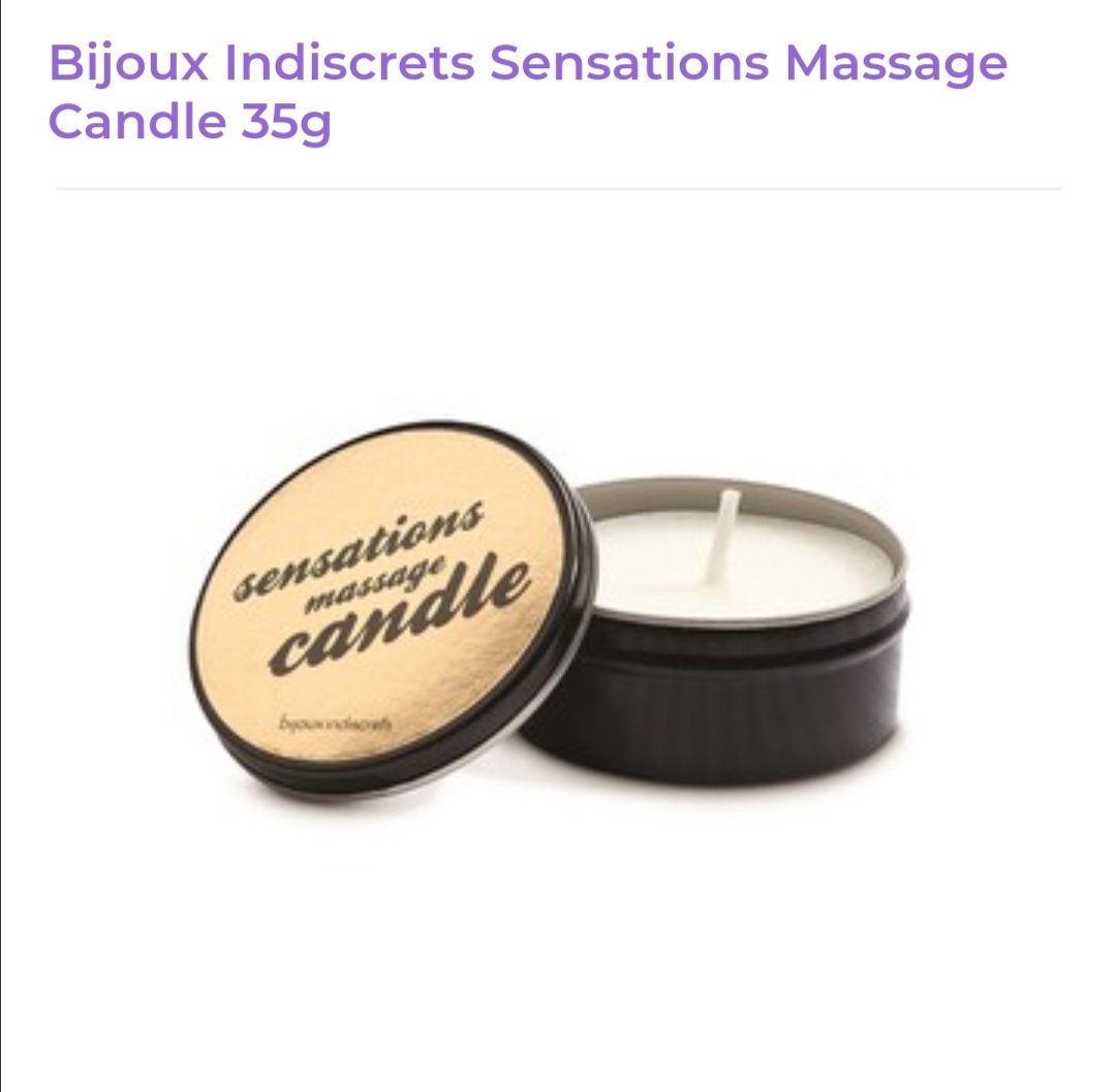 Image of Bijoux Indiscrets Sensations Massage Candle