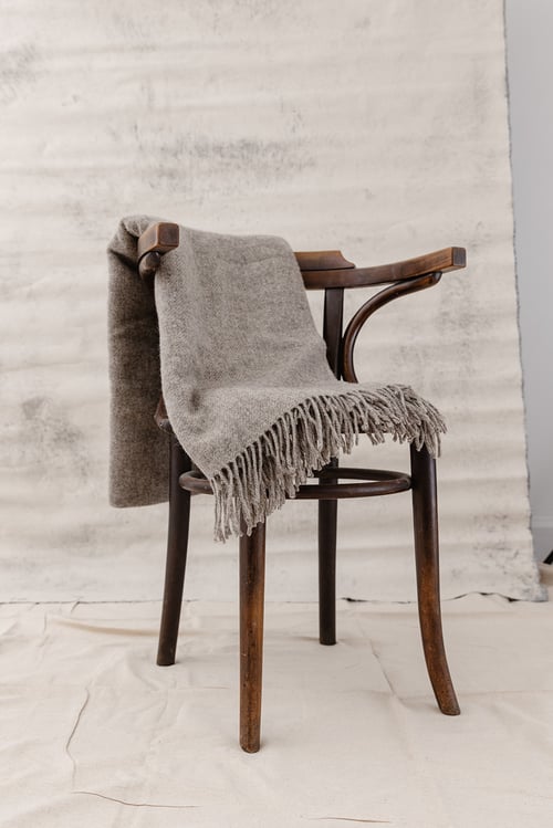 Image of NEW   Izzy Lane Throw - Natural Grey