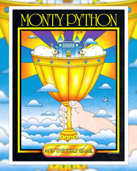 Image 1 of "The Holy Grail"  • 18"x24" fuzzy blacklight poster
