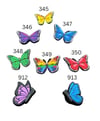 Butterflies Shoe Charm / Rainbow pride shoe charm 
