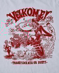 Image 3 of Transylvania or Bust! T-shirt + Button