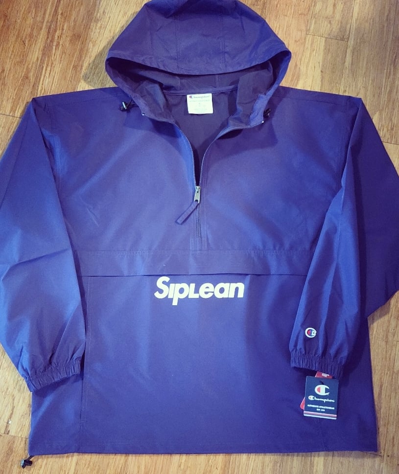 Image of Siplean X Champion Quarter Zip Jacket- Purple
