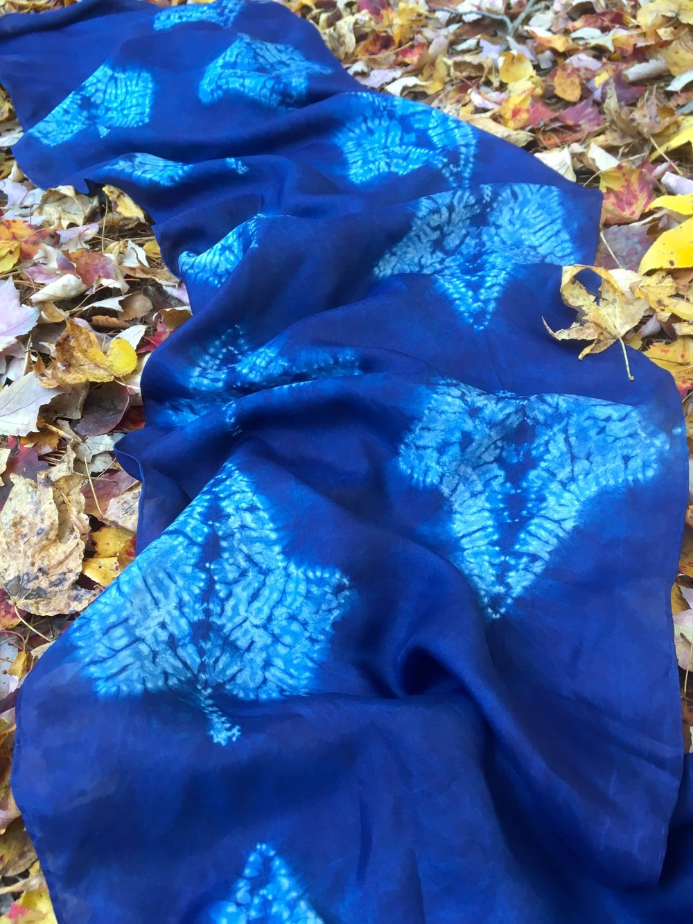 Image of Ivy in Shibori & Indigo