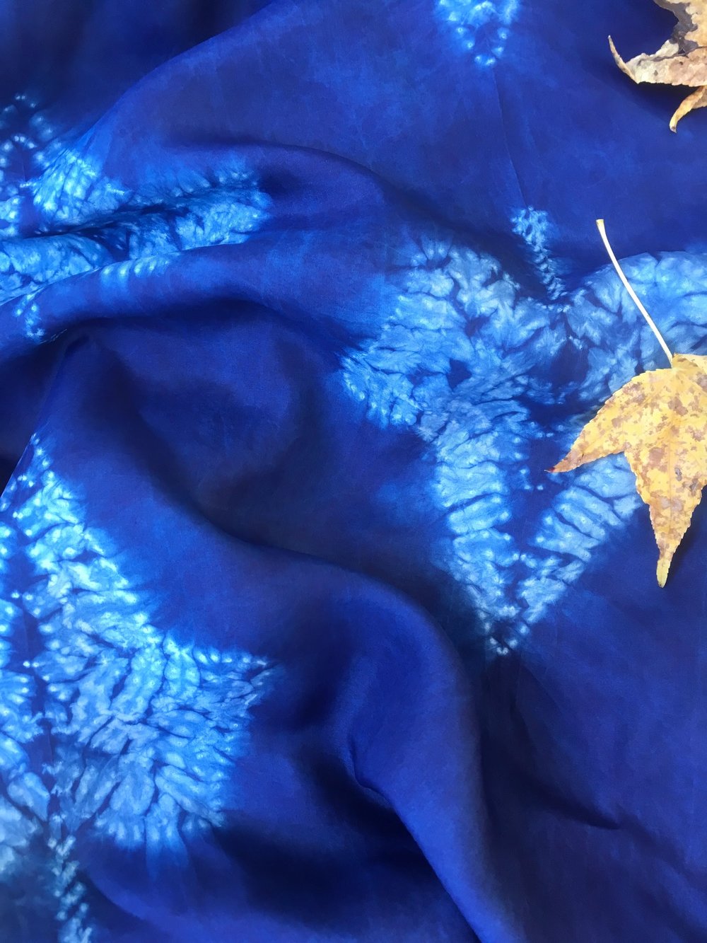 Image of Ivy in Shibori & Indigo