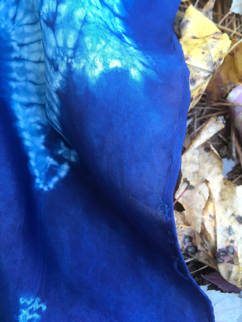 Image of Ivy in Shibori & Indigo