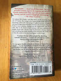 Image 2 of Scott Lynch "The Lies of Locke Lamora"  Mass Market Paperback