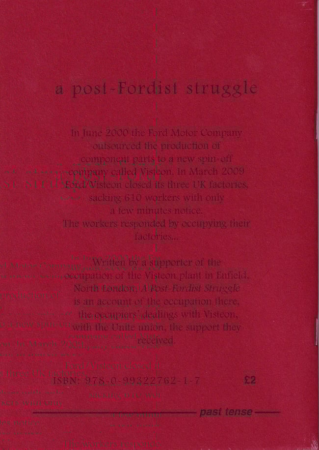 A Post-Fordist Struggle