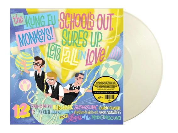 Image of Kung Fu Monkeys "School's Out, Surf's Up..." LP - distro