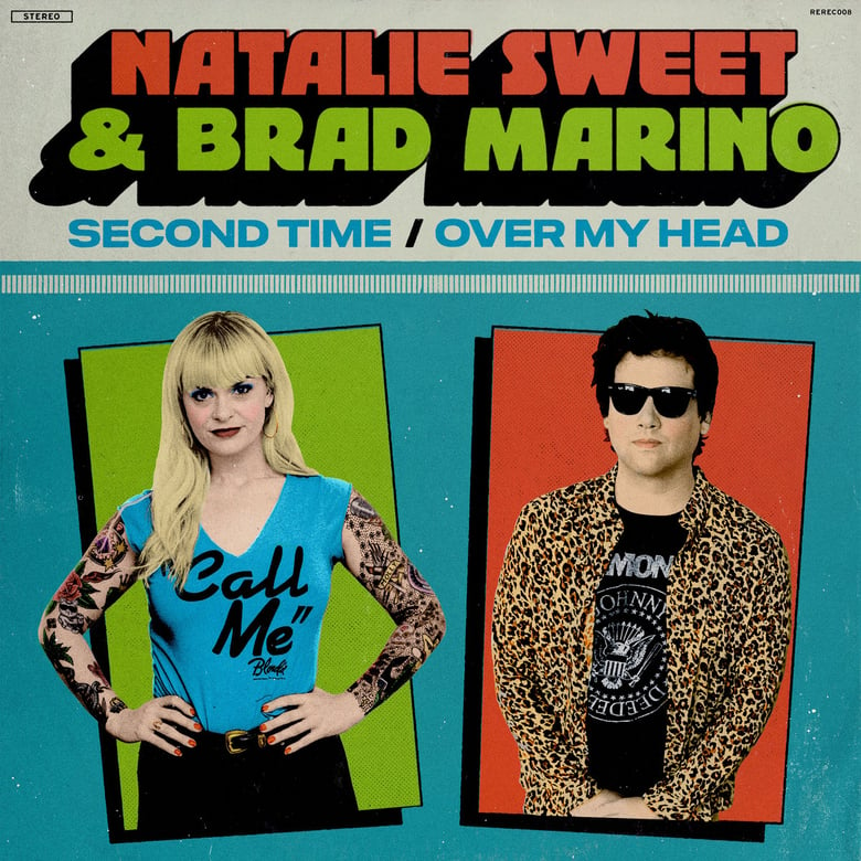 Image of Natalie Sweet / Brad Marino "Second Time / Over My Head" 7" - distro