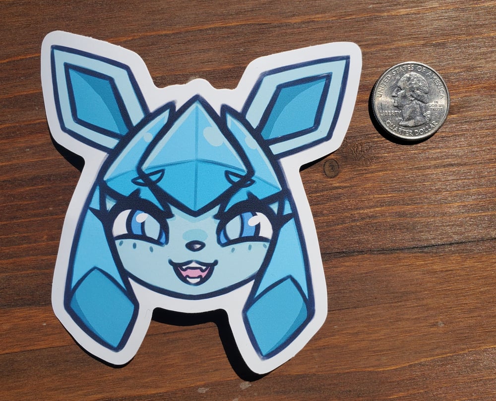 Slushie Face Icon - Vinyl Sticker